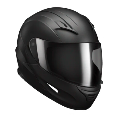 Black Motorcycle helmet profile scorpion sticker