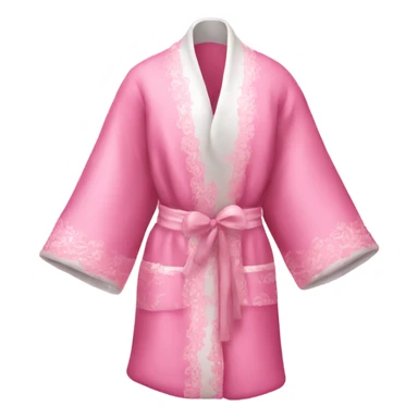 Pink bridal robe sticker