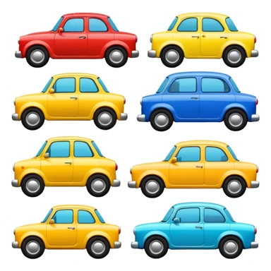 need emojis of cars from cartoons or movies and real life cars  sticker