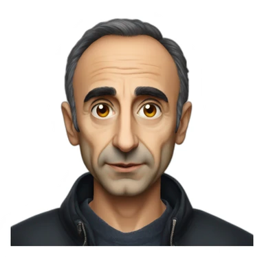 Eric Zemmour avec un nez de sorcière sticker