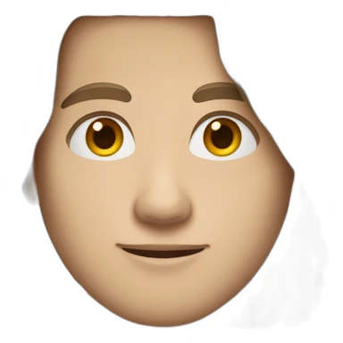 nikita man white skin and brown hair sticker