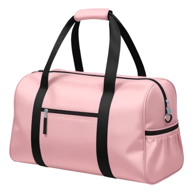 Pastel pink gym bag sticker