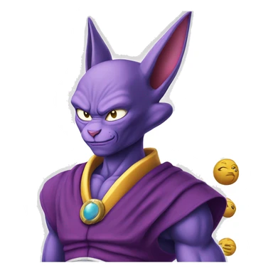 beerus the destroyer sticker