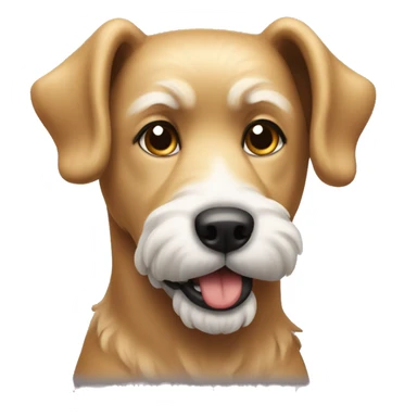 perro caniche sticker