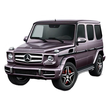 Mercedes-Gclass burgundiu  sticker