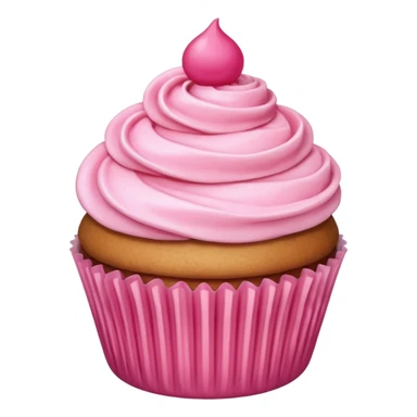 لمبرقيني Cupcake with pink icing sticker