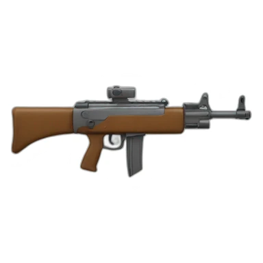 Personne tenant une arme sticker