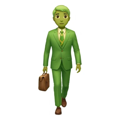 Green walking man, Crosswalk Lights. sticker