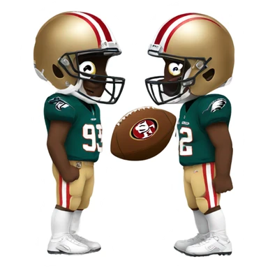 49ers beating eagles sticker