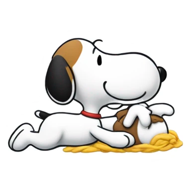 snoopy and woodstock sticker