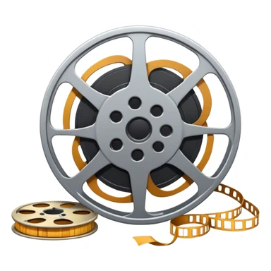 Film reel with shit reels sticker