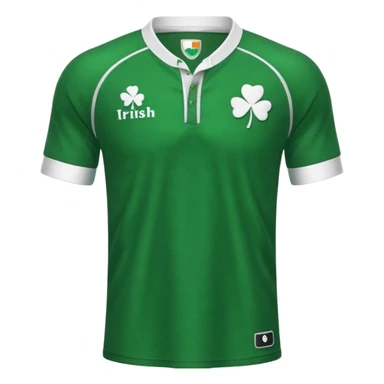 Irish rugby jersey sticker