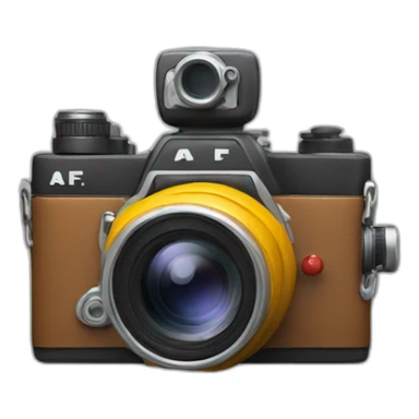 Film Camera with AF-Films logo sticker