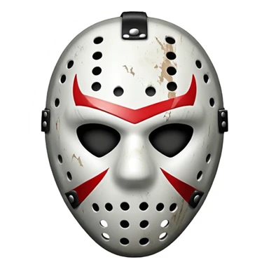 Jason hockey mask sticker