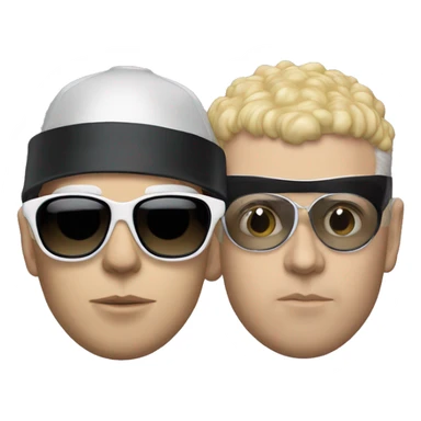 Pet Shop Boys music duo sticker