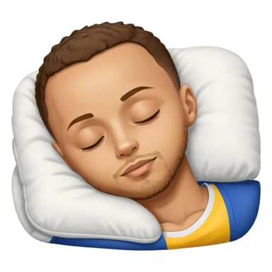 stephen curry sleepinh sticker