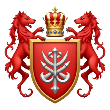 brasão condessa vermelha sticker