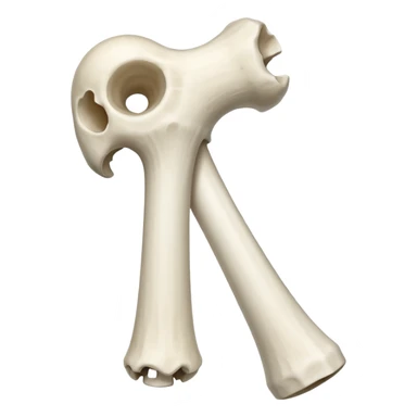 singular humerus bone sticker