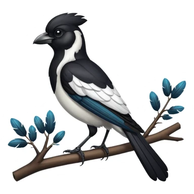 Magpie sticker