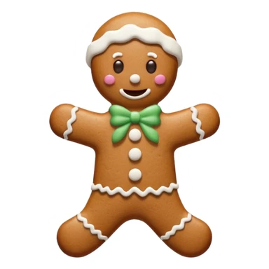 Gingerbread stylized sticker