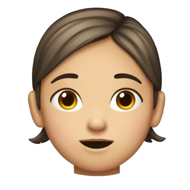 Niña durmiendo  sticker