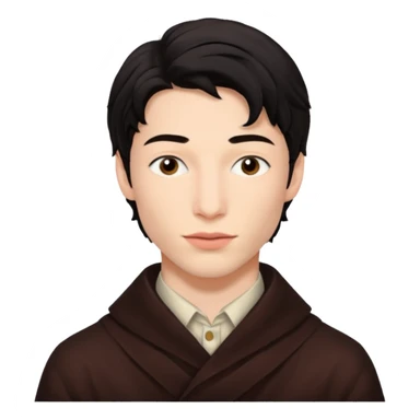 young ezra miller  sticker