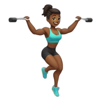 athlete doing muscle ups crossfit sticker