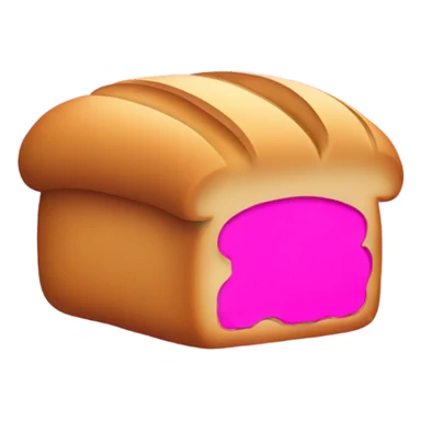 Hot pink bread sticker