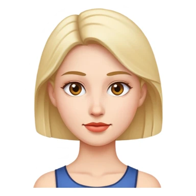 woman upper body sticker