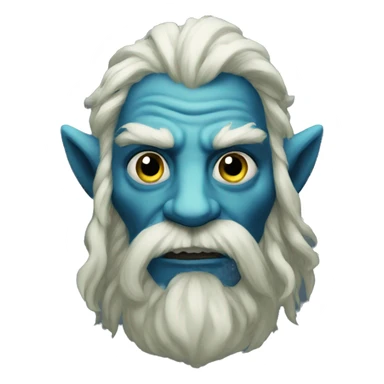 Spectral giant firbolg blue sticker