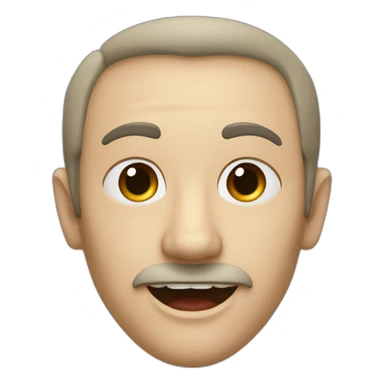 Un homme ayant des oreilles de vampire sticker