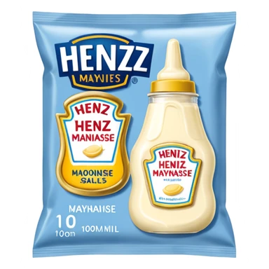 Heinz Mayonnaise Sachets 10ml sticker