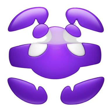 ultra violet sphere sticker