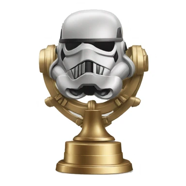 star wars time trophy for always being right sticker