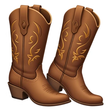 cowgirl boots sticker