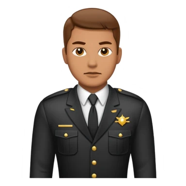 bodyguard with retro outfit sticker