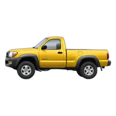 Inside of a 2003 Toyota Tacoma SR5 sticker