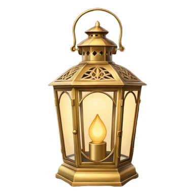 an edwardian-era lantern someone would carry on a dark winter night sticker