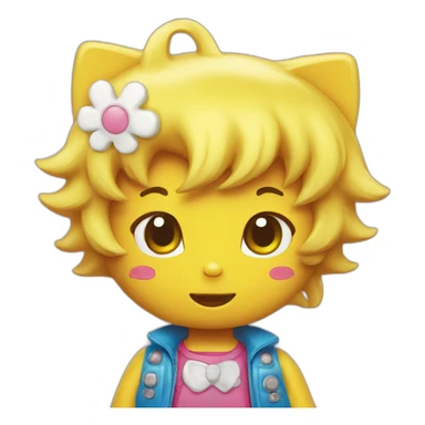 Hello Kitty supersayan sticker