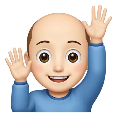 Shinchan saying hi sticker