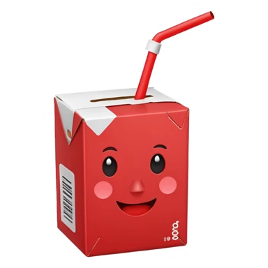 Juice box sticker