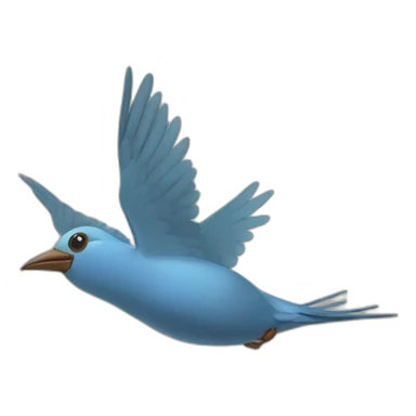 Oiseaux qui nage sticker