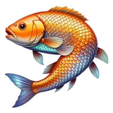 Carp fish sticker
