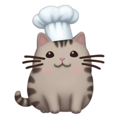 pusheen chef kiss sticker