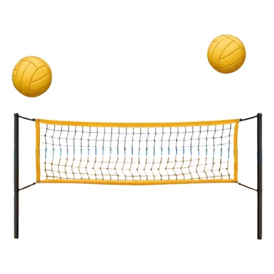 beach Volleyball court sticker