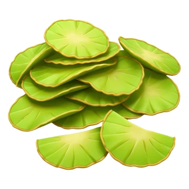 green potato chips sticker