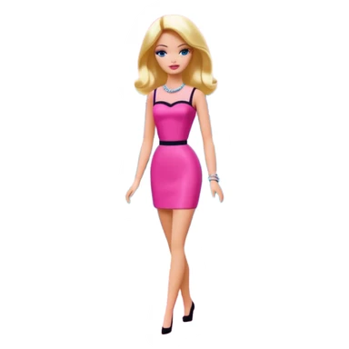 Matisse barbie slop style pink SPAM art landscape sticker