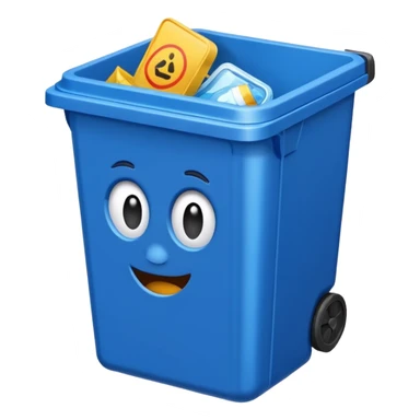 recyclage poubelle  sticker