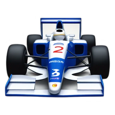 williams 1993 F1 car sticker