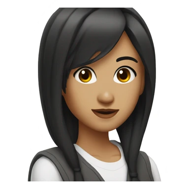 asian jena bemi michelle dianna lowe  sticker